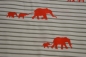 Preview: Jersey ILJA Elephant rot auf grauen Streifen
